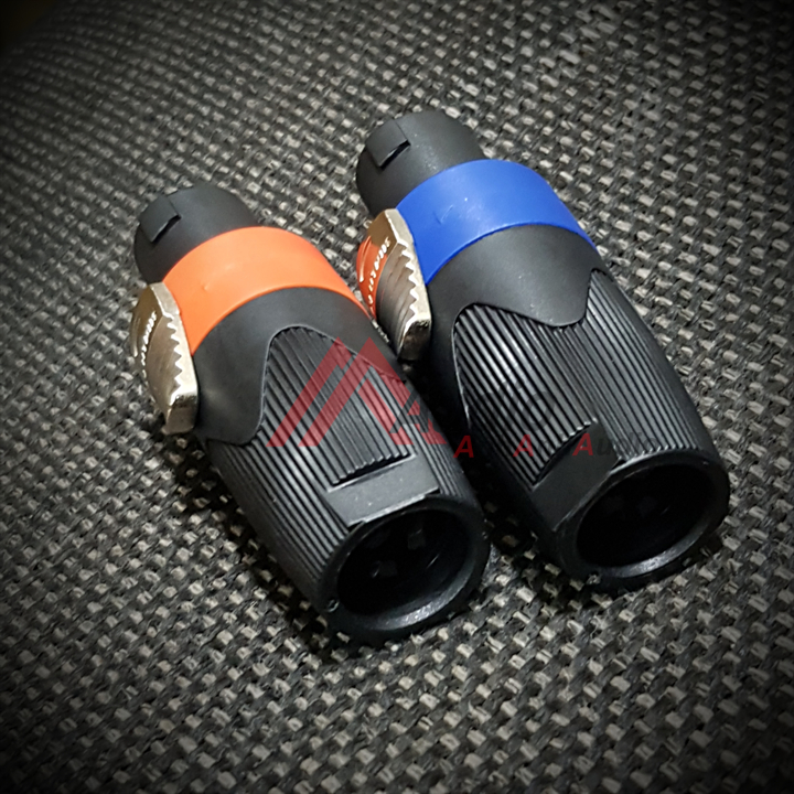 Jack  Speakon viền Xanh Cam  Giá 01 cái