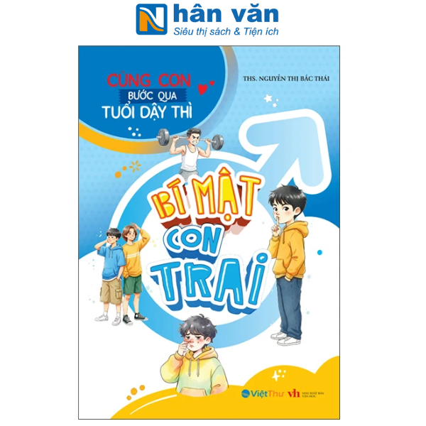 Sách - Cùng Con Bước Qua Tuổi Dậy Thì - Bí Mật Con Gái - Con Trai