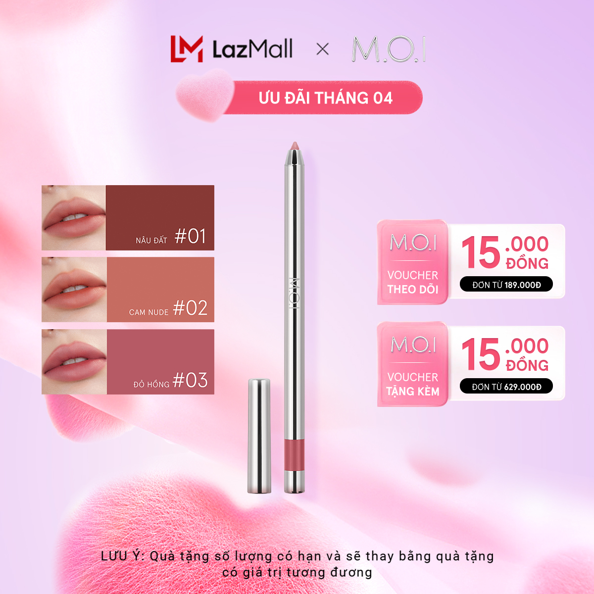 CHÌ KẺ VIỀN MÔI ĐA NĂNG M.O.I - Perfect Shape Lip Liner