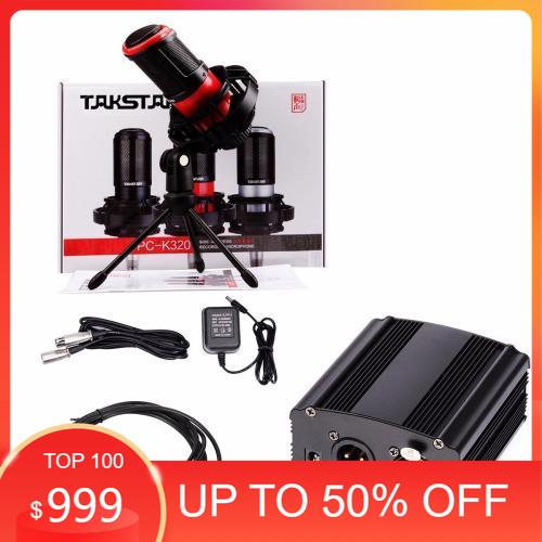Combo mic thu âm takstar pc k320 và nguồn 48v