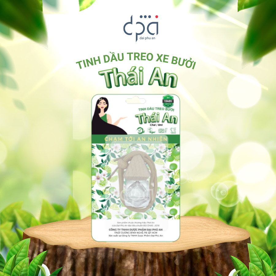 Tinh dầu treo xe hương Bưởi Thái An