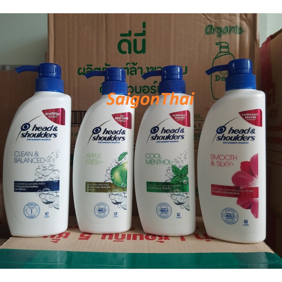 Dầu gội đầu Head & Shoulders chai 480ml - Thailand