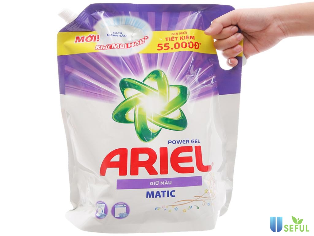 Nước giặt Ariel Matic giữ màu Túi 3.4kg