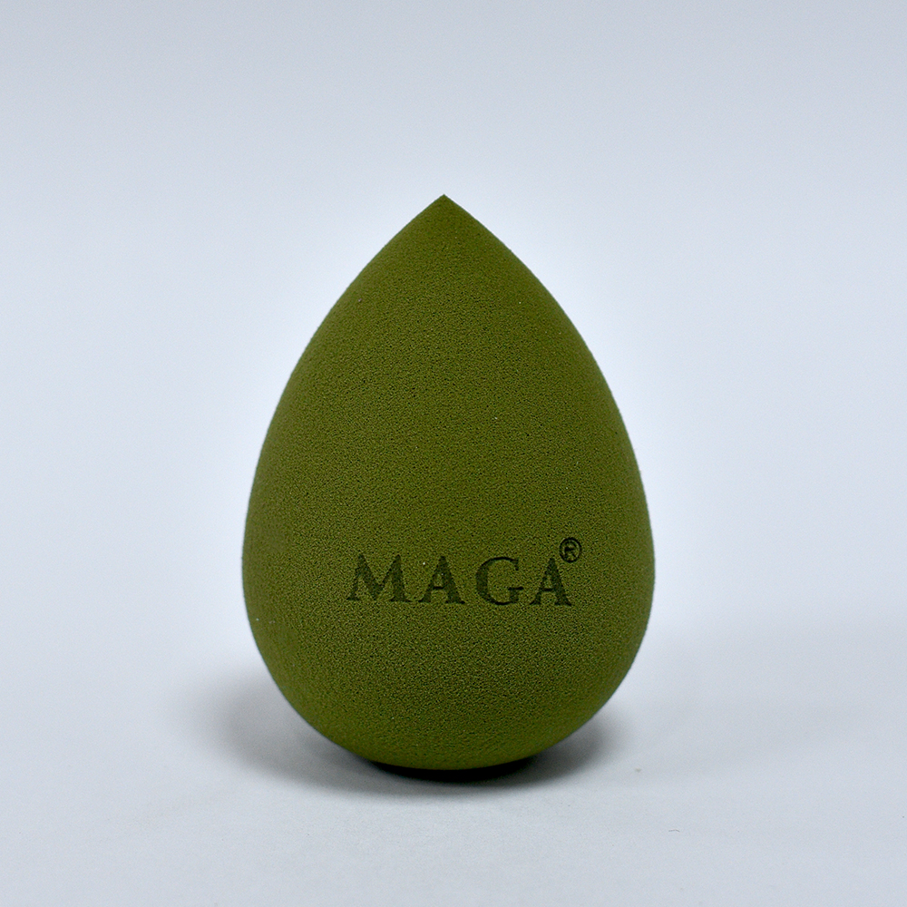 Bông mút tán giọt nước lớn MAGA màu rêu siêu mềm