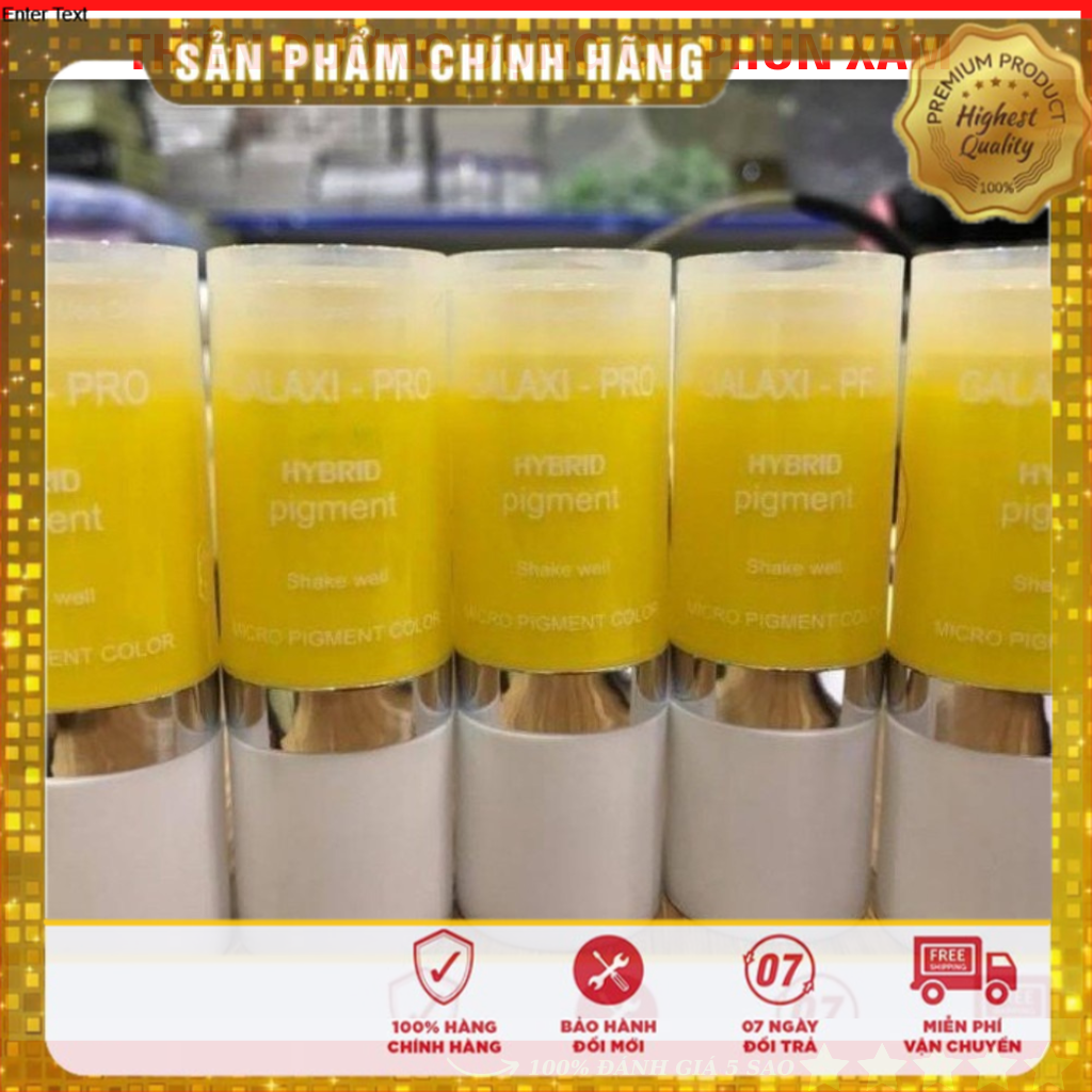 Vàng chanh cello cam kết chuẩn hàn xẻng/ mực phun xăm dcpx