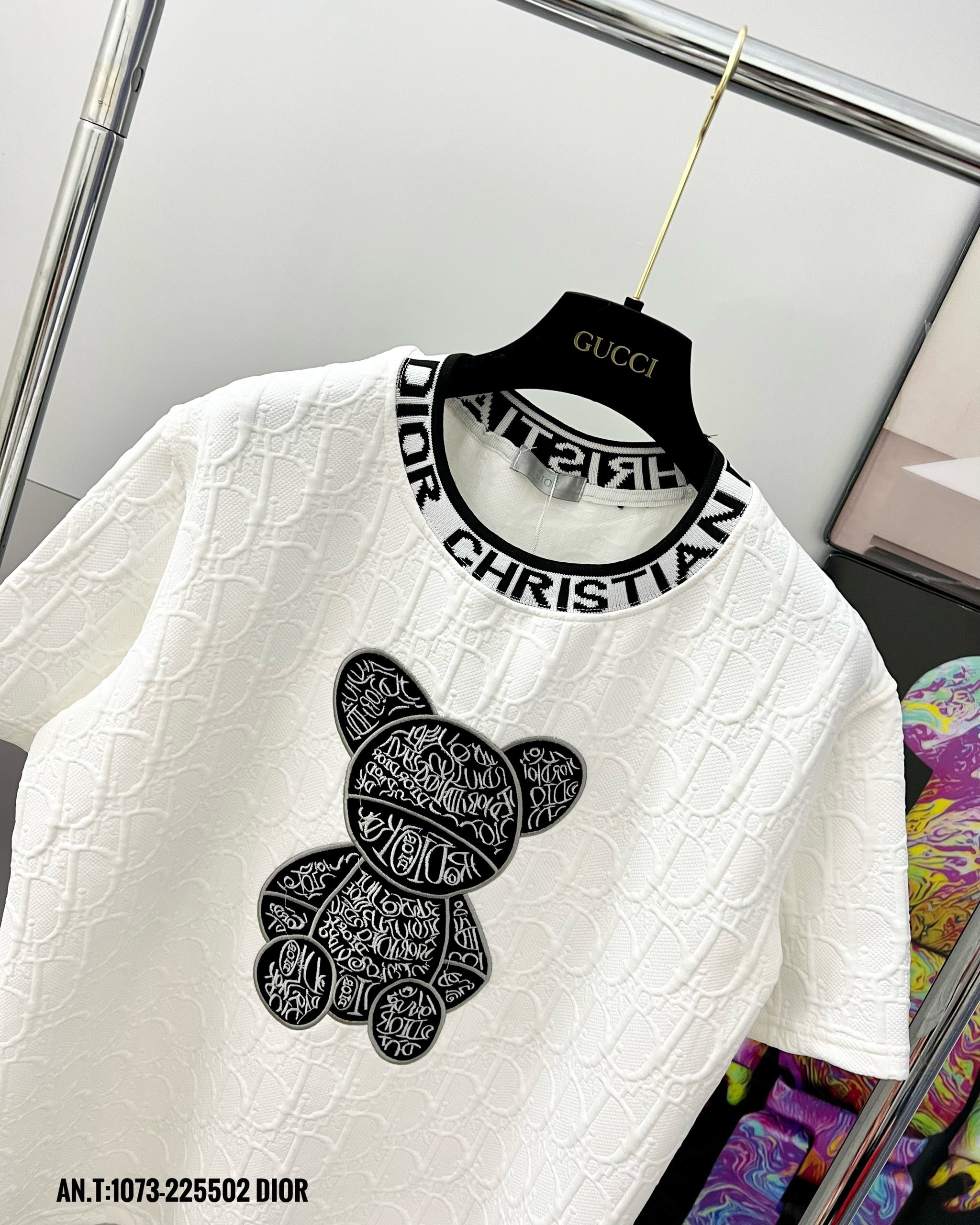 Mua Áo phông Dior in logo áo thun cổ tròn áo đôi nam nữ  Bee Shop  Tiki