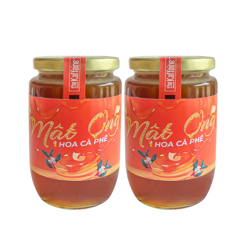 Combo 2 hũ mật ong hoa cà phê 500g - the kaffeine