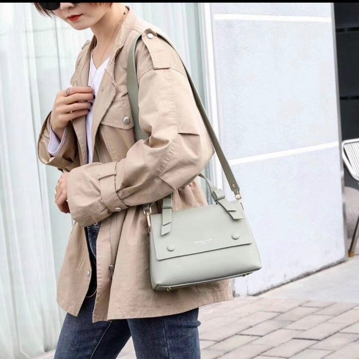 Túi Đeo Chéo, Xách Tay Nữ 2 Khuy DK313