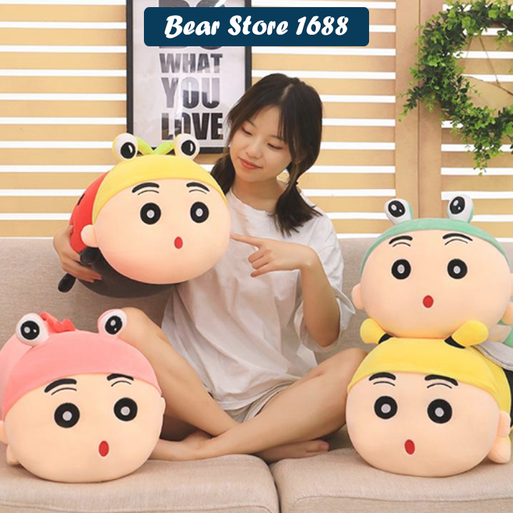 Gấu Bông Shin Cậu Bé Bút Chì Vải Dãn 4 Chiều Dễ Thương Siêu Đáng Yêu