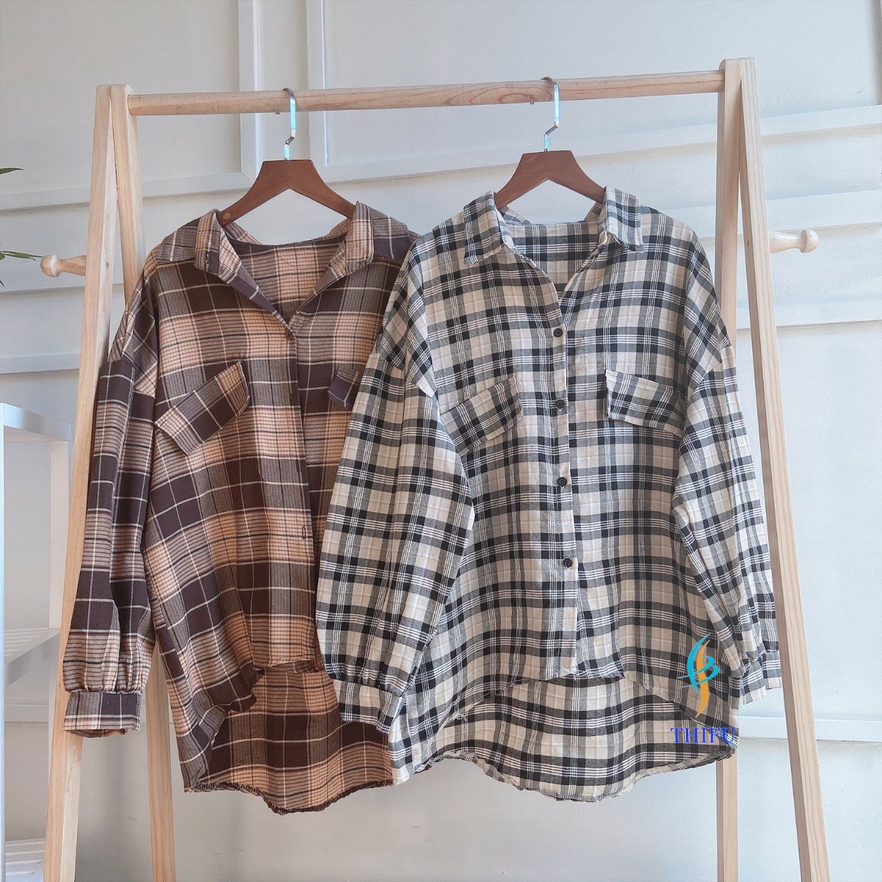 [HCM]ÁO SOMI KẺ CARO CHẤT VẢI KATE MỀM & MỊN THIẾT KẾ VAI TRỄ BO TAY PHỒNG CỰC ĐẸP DÀNH CHO CÁC BẠN TP46