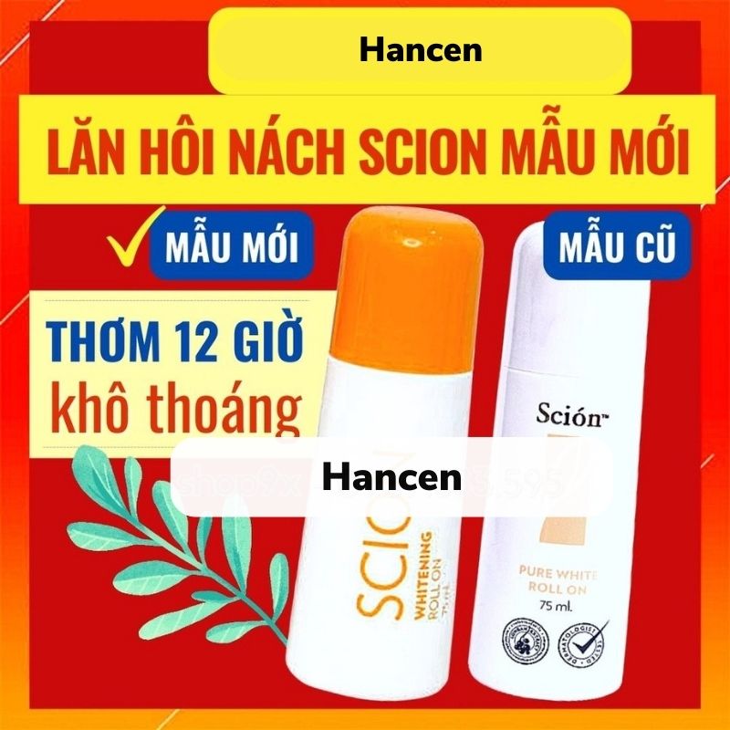 Lăn nách khử mùi scion chính hãng 75ml - khử mùi hôi nách - ngăn mồ hôi tức thì