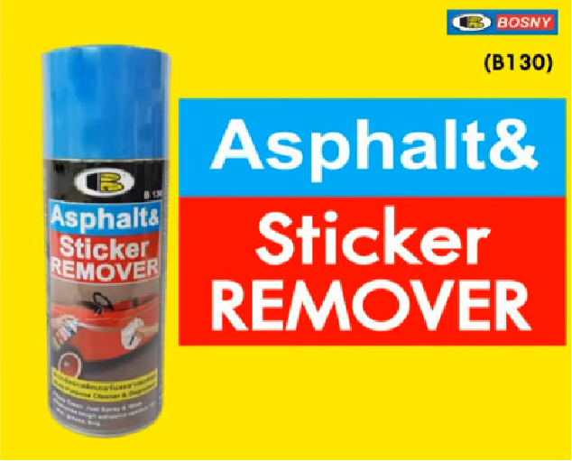 [HCM]Chai xịt tẩy keo decal băng dính  keo dán nhựa đường.. Bos.ny Asph.alt & Stic.ker Rem.over B130 - 435 cc