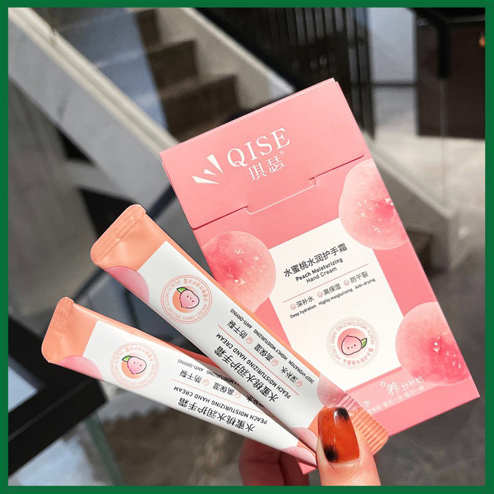 FULL Hộp Kem dưỡng da tay Qise chiết xuất đào nguyên chất dưỡng ẩm chống khô da hàng nội địa Trung  BODY CARE SHOP A90