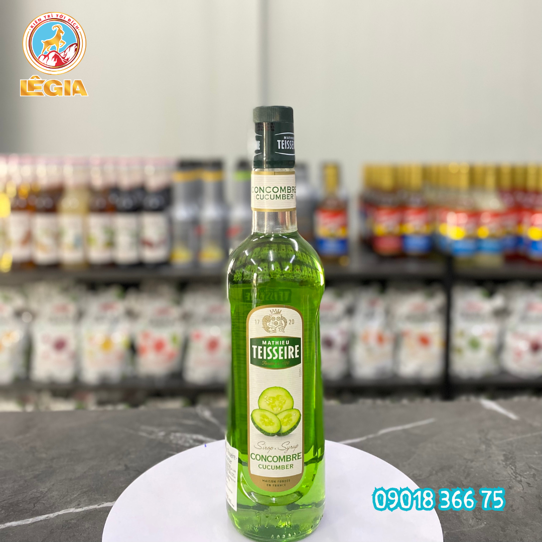 Siro teisseire dưa leo 700ml - teisseire cucumber syrup