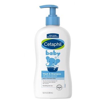 Sữa tắm gội toàn thân cho bé cetaphil baby wash & shampoo 399ml mẫu mới