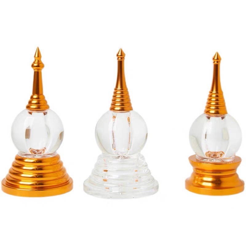Tháp xá lợi đỉnh đồng 11cm