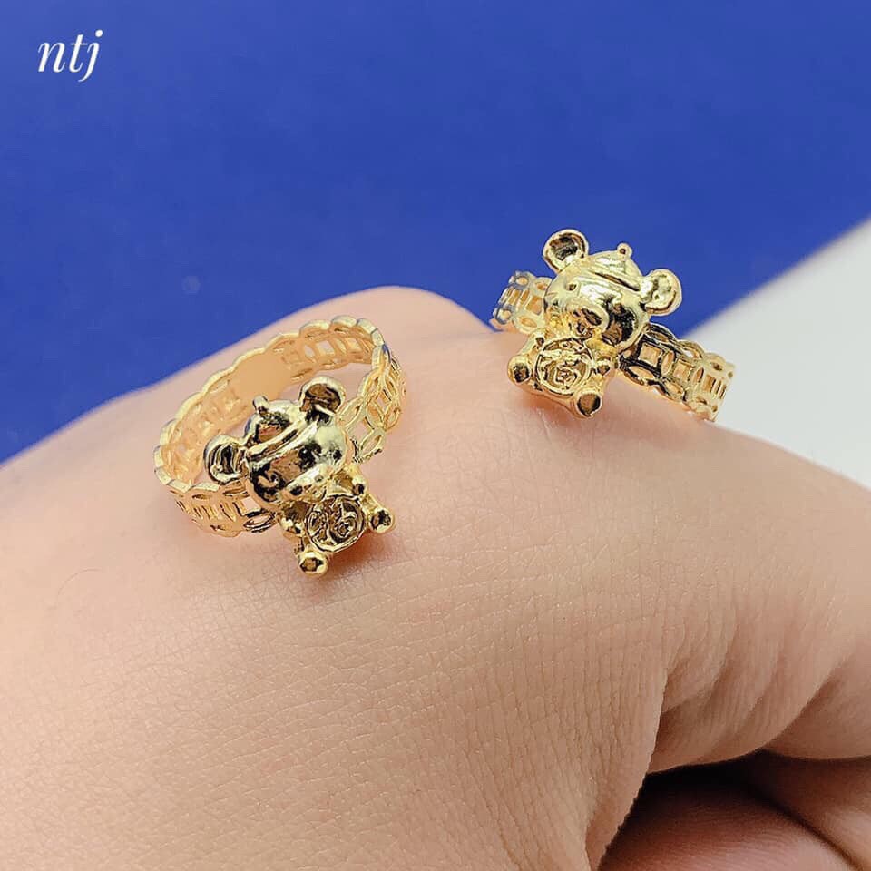 Nhẫn Kim Tiền Chuột Bạc Xi  - TRANG SỨC BẠC TNJ CAM KẾT HÀNG CHUẨN ẢNH, CHẤT LƯỢNG TỐT, PHỤC VỤ TẬN TÌNH, CHU ĐÁO
