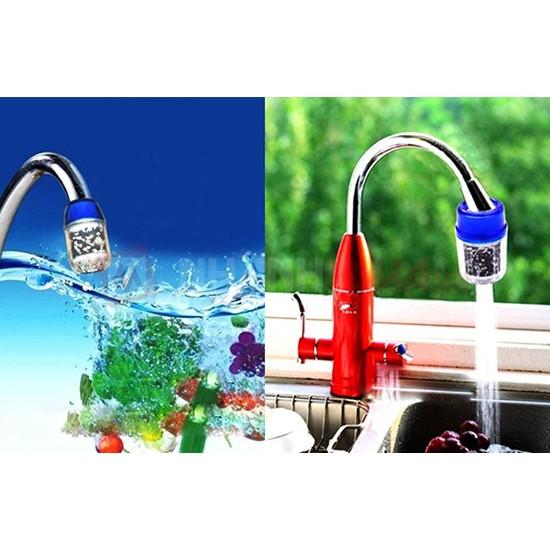 đầu Lọc nước tại vòi nano mini ( ion XANH )