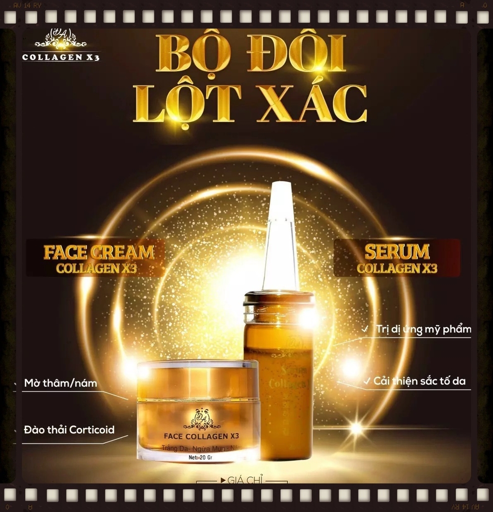 SERUM CĂNG BÓNG COLLAGEN X3