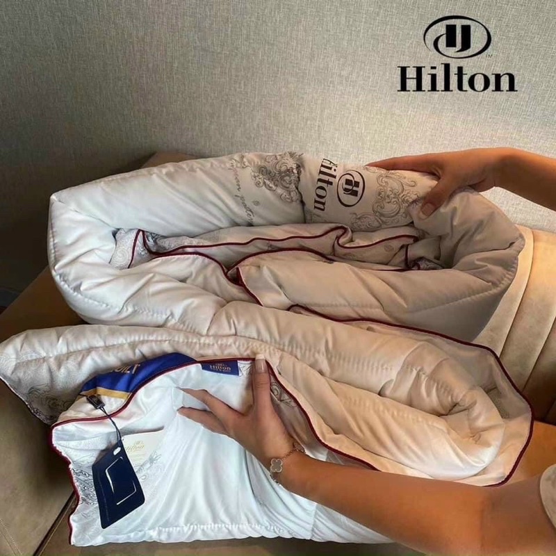 Ruột chăn hilton lông vũ siêu nhẹ hàng chính hãng kích thước 2m x 2m3
