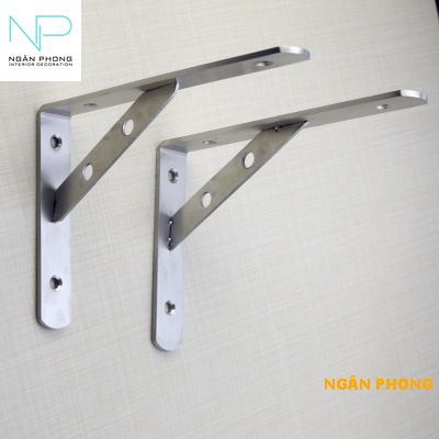 [HCM]CẶP GIÁ ĐỠ INOX 201-4MM