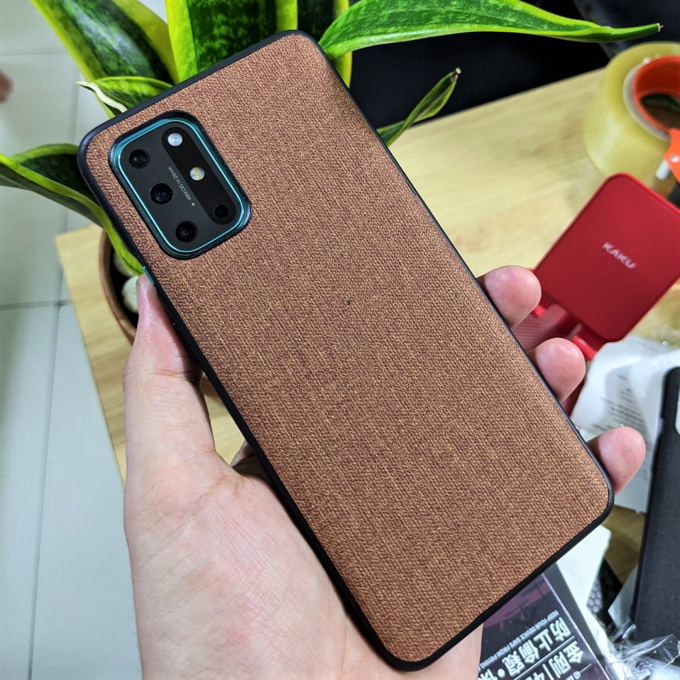 Ốp lưng oneplus 8t vải jean 1 màu độc đáo