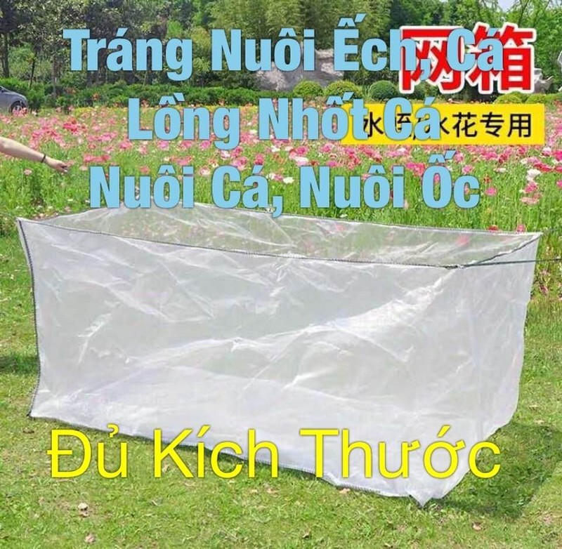 Lồng,Vèo, Tráng Nuôi Cá con Đủ Kích Thước Lỗ Lưới Rất Nhỏ
