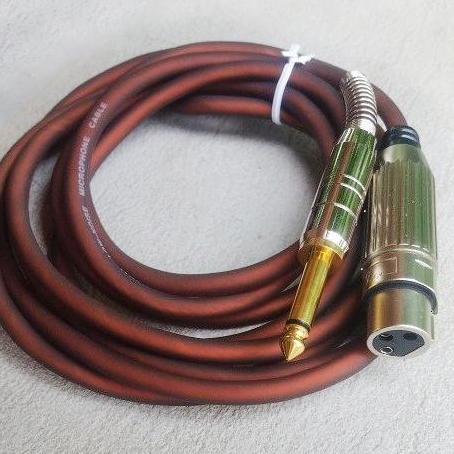 Dây micro - Dây Jack canon cái ra 6ly 5 mét