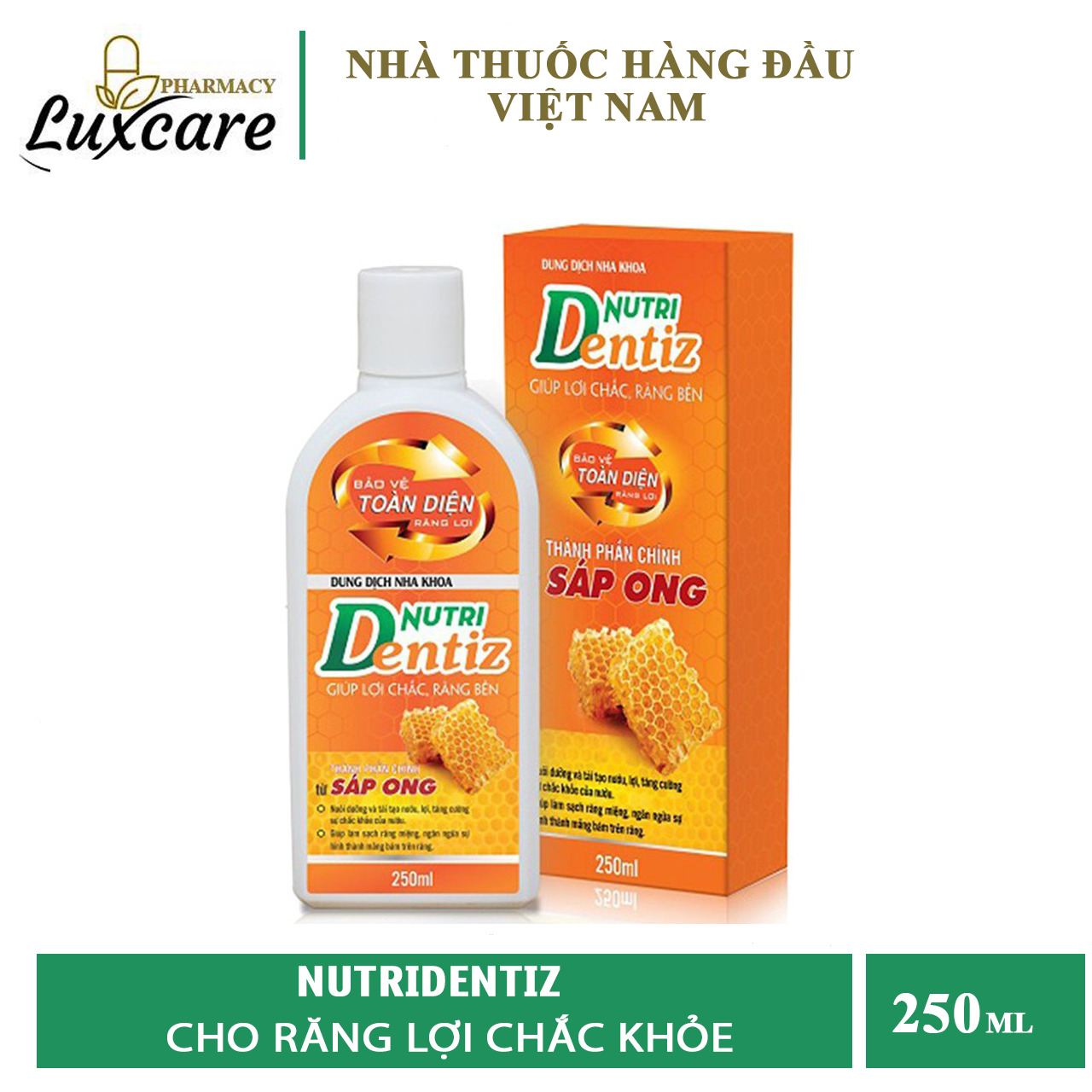[HCM]Dung Dịch Nha Khoa NUTRIDENTIZ - Cho Răng Lợi Chắc Khỏe