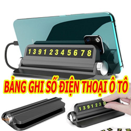 [HCM]Bảng ghi số điện thoại cho xe ô tô khi dừng đỗ - Có giá đỡ điện thoại tiện lợi