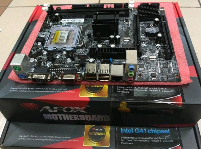 Mainboard afox g41