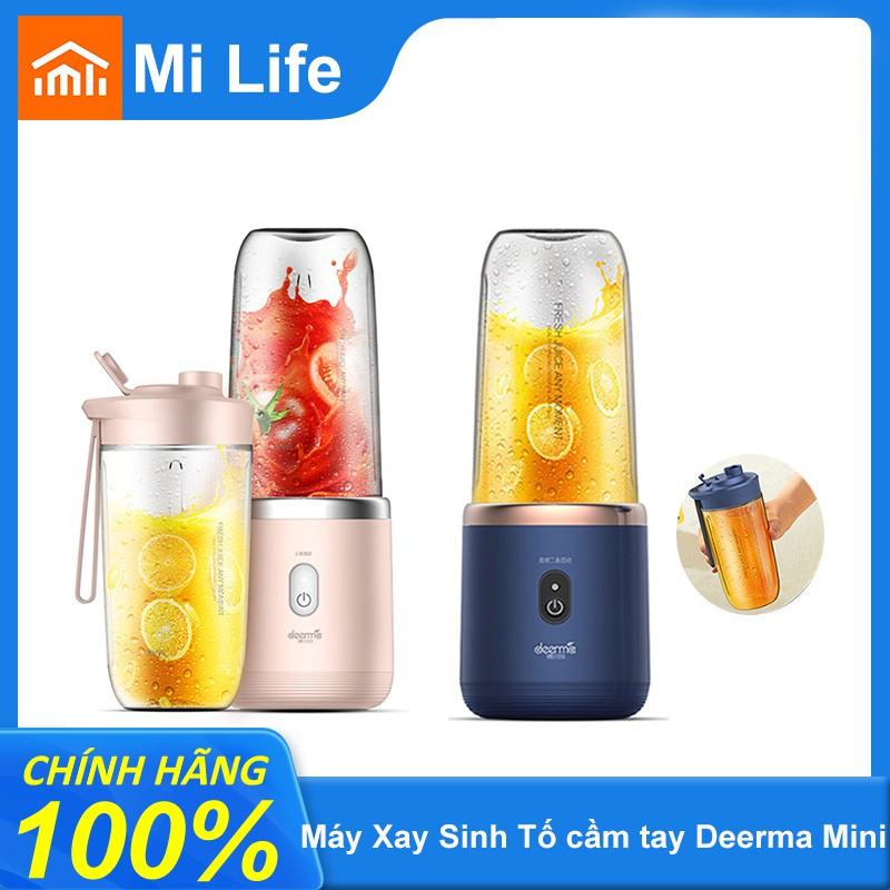 Deerma Máy Xay Sinh Tố cầm tay Deerma Mini Juice Blender Tiện Dụng thông minh DEM-NU05 - Chính hãng