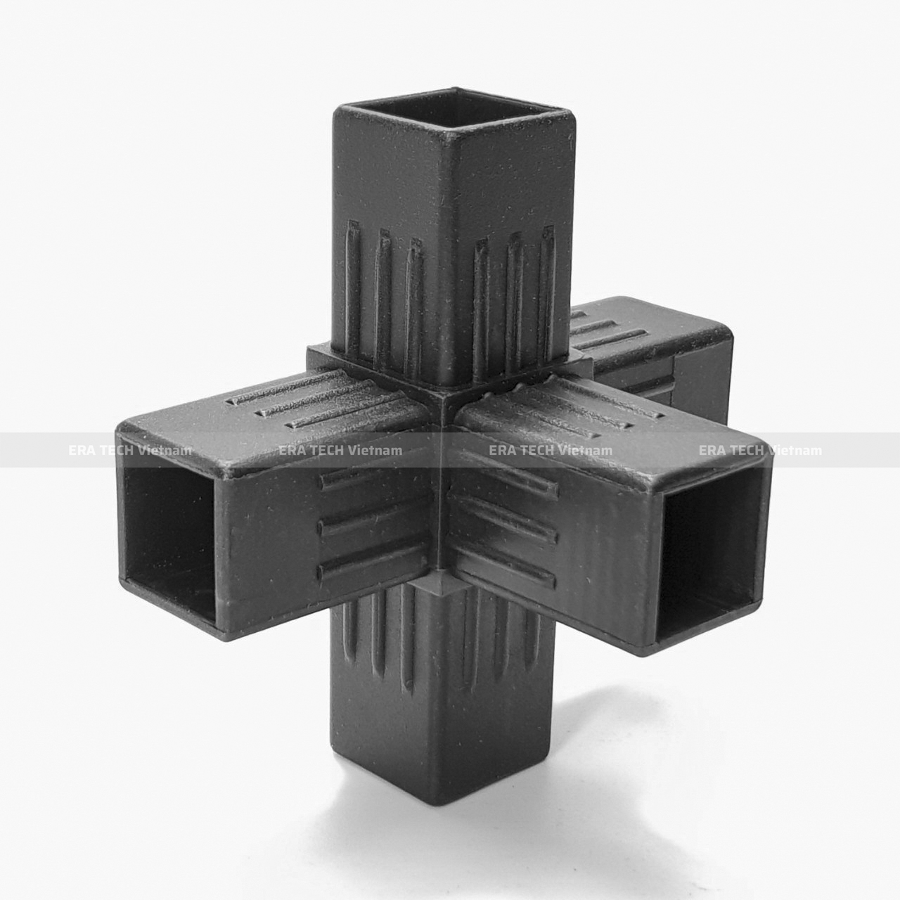 Combo 4 Cút nối góc 5 hướng vuông góc CV176, cút nối nhựa ống vuông, cút góc phi 25x25mm