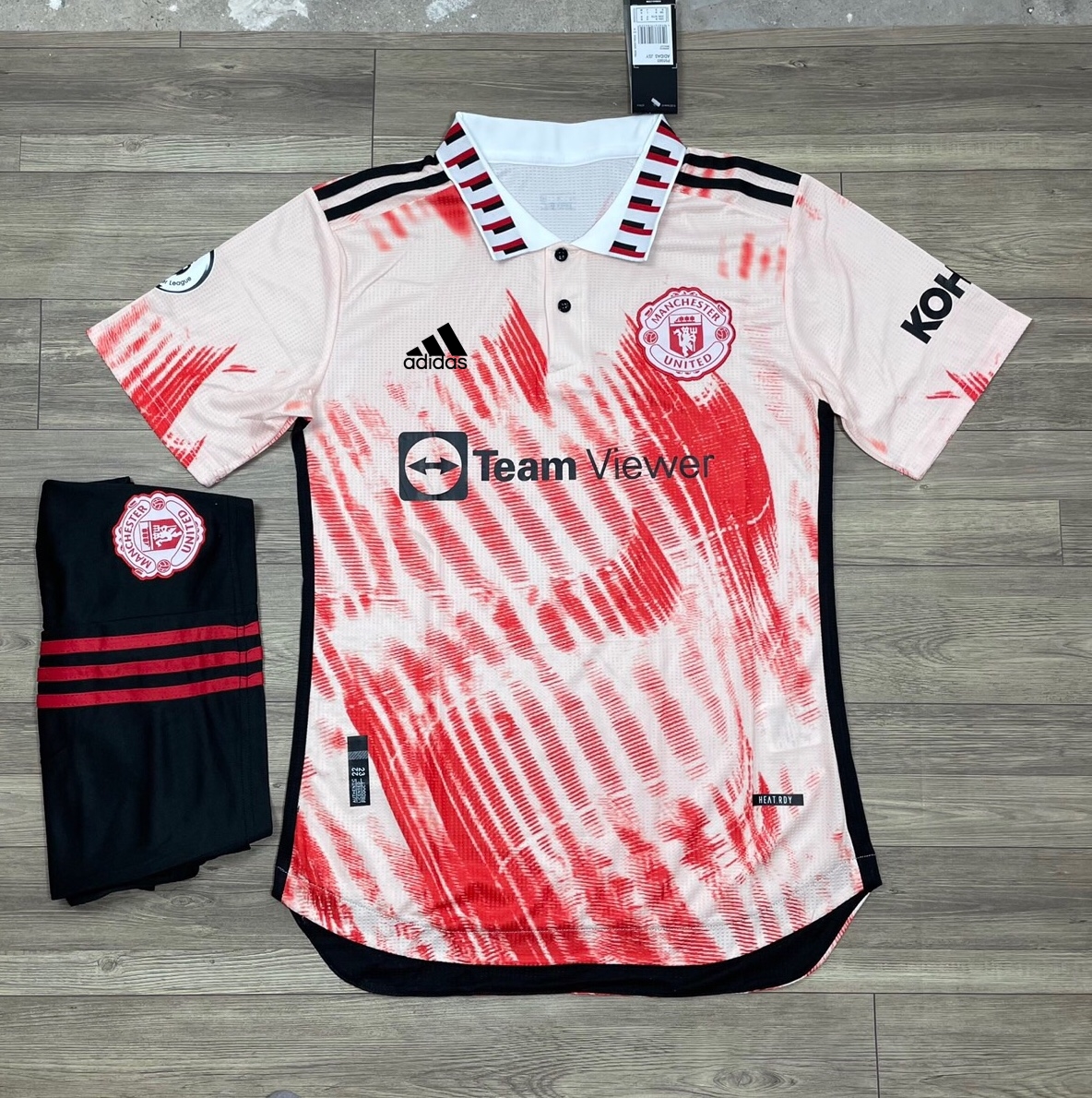 Áo bóng đá Manchester United-Mẫu 2022-Chuẩn mẫu thi đấu -chất Polyester