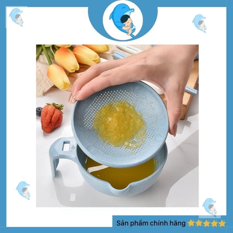 Bộ Dụng Cụ 9 Món Chế Biến Ăn Dặm, Rây Cháo, Nghiền Thức Ăn Cho Bé
