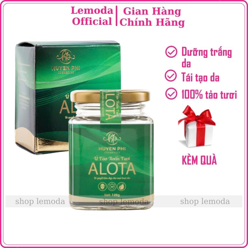 [Freeship] Ủ tảo xoắn tươi alota Huyền Phi dưỡng trắng cấp ẩm tái tạo da 100% tảo tươi