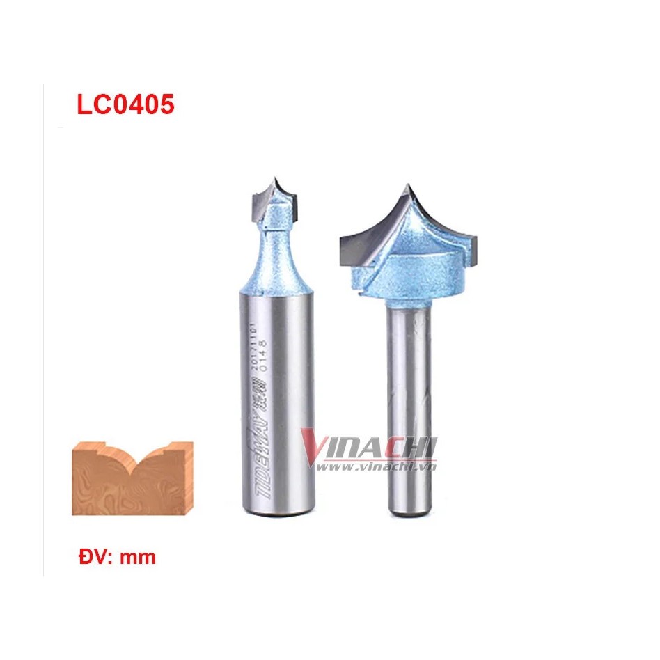 Mũi Soi Mũi Tên Tideway LC0405 - Mũi Soi Mũi Tên Vinachi Dùng Để Phay Rãnh Soi Phào Chỉ Độ Chính Xác Cao