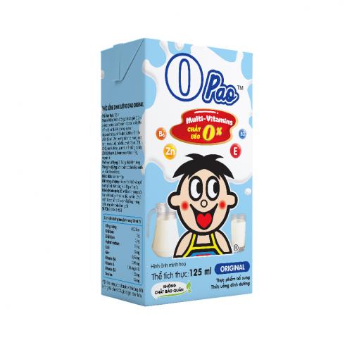 Sữa dinh dưỡng cho trẻ em OPAO lốc 4 hộp 125ml