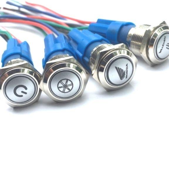 Công tắc Led 16mm On-Off.Chống nước tuyệt đối