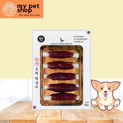 Thịt vịt cuộn thanh sữa - 80g - bánh thưởng