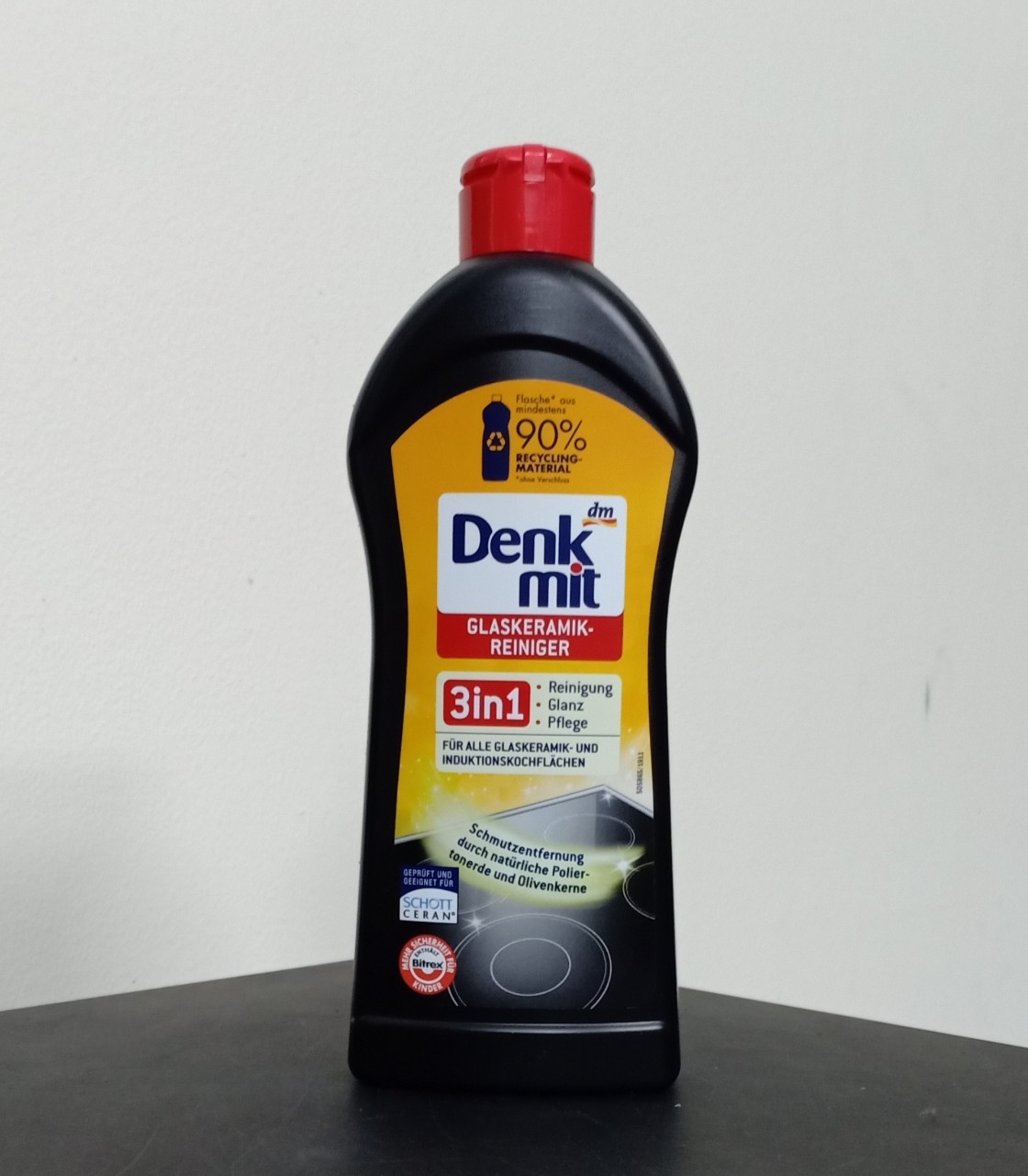 Dung dịch vệ sinh bếp từ, bếp điện denkmit glaskeramik reiniger