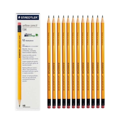 Bút chì staedtler thân vàng 134-2b