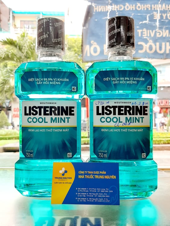 [HCM]Nước súc miệng Listerine 750ml