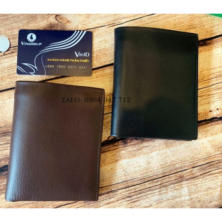 [HOT]Ví Nam, Ví Da Nam Dáng Đứng Da Bò Thật Nguyên Miếng 100% - Bảo Hành 12 Tháng