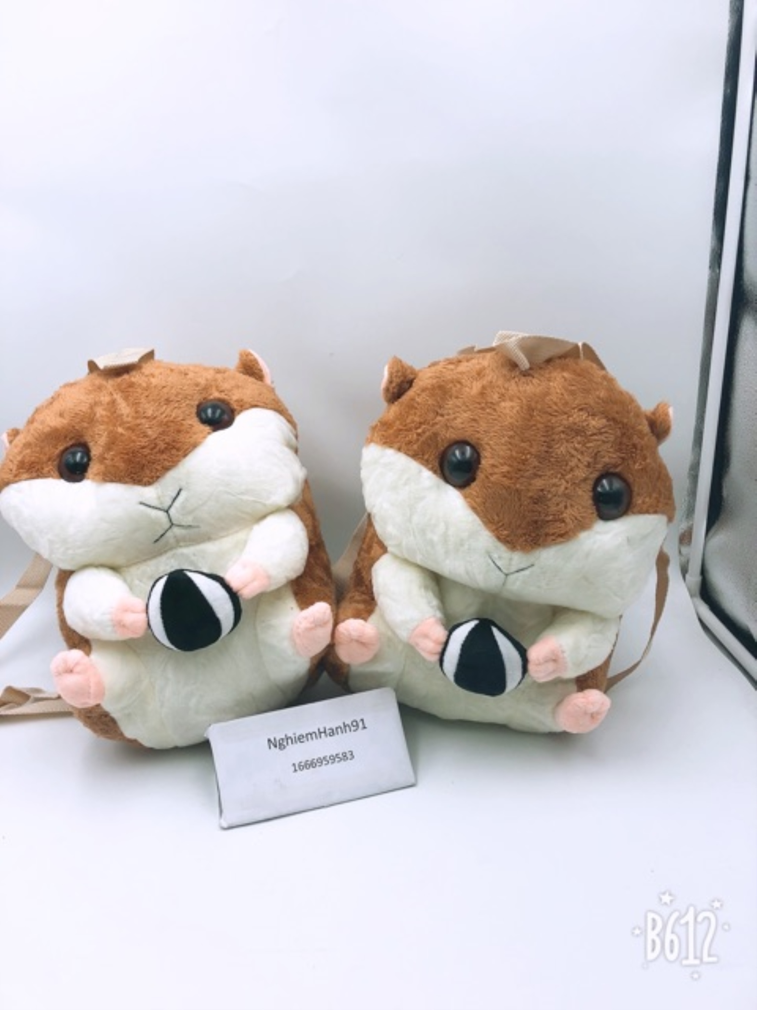 ┅✶ Balo thú bông hình con sóc chuột Hamter siêu xinh