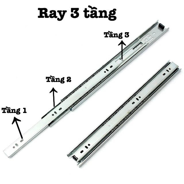 [HCM]1 BỘ RAY TRƯỢT NGĂN KÉO IVAN CÓ GIẢM CHẤN.