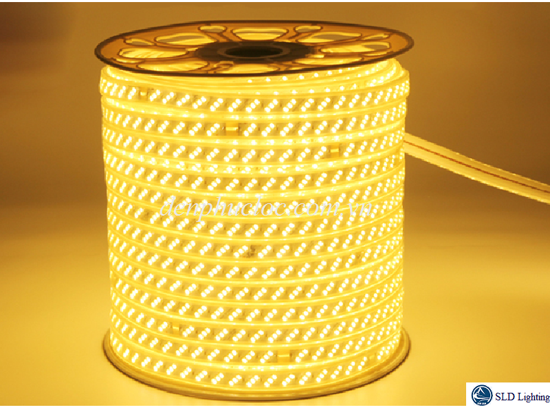 Led dây siêu sáng.siêu bền 3 hàng lõi đồng xin AS vàng/ Trắng Giá 1 mét Chưa Bao gồm zác nguồn