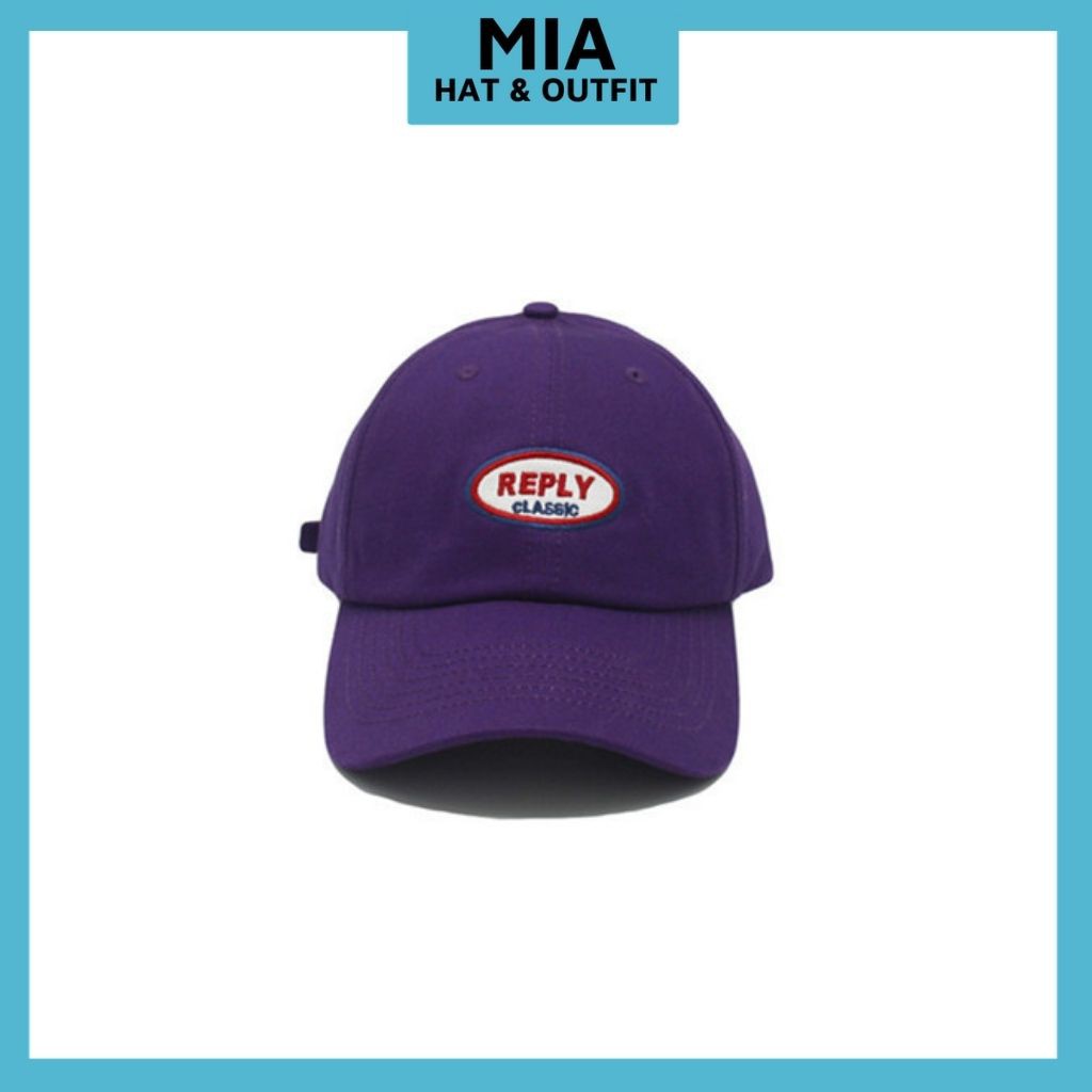 Nón Kếp REPLY [Freeship] Mũ Vải Classic Phong Cách Cổ Điển Nhẹ Nhàng Hàng Đẹp Chuẩn Ảnh Như Hình Mã MIAM025