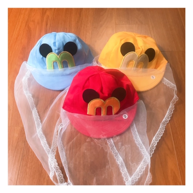 Siêu khuyến mãi ⚡ Mũ kèm khăn voan, kiểu mũ lưỡi trai che gió cho bé, chất vải đẹp, chất lượng an toàn cho bé, giá tốt