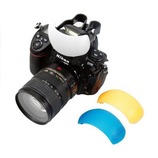 Phụ kiện đèn flash☢○ Tản sáng flash Cóc 3 màu